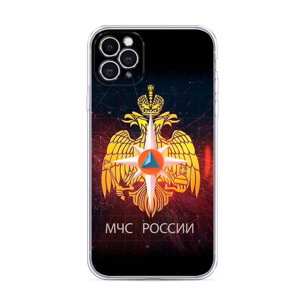 фото Силиконовый чехол "мчс россии" на apple iphone 11 pro max awog