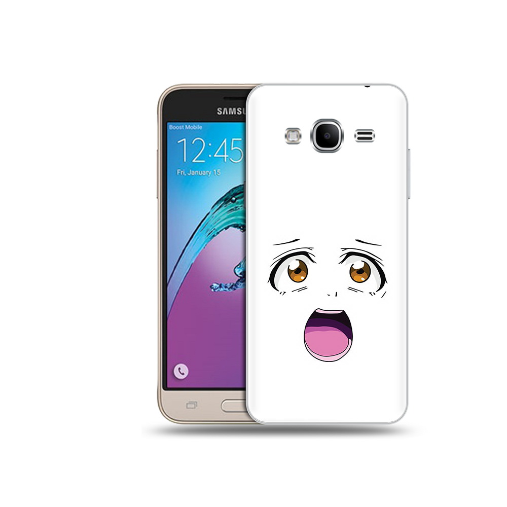 

Чехол MyPads Tocco для Samsung Galaxy J3 (2016) аниме лицао (PT29089.580.223), Прозрачный, Tocco