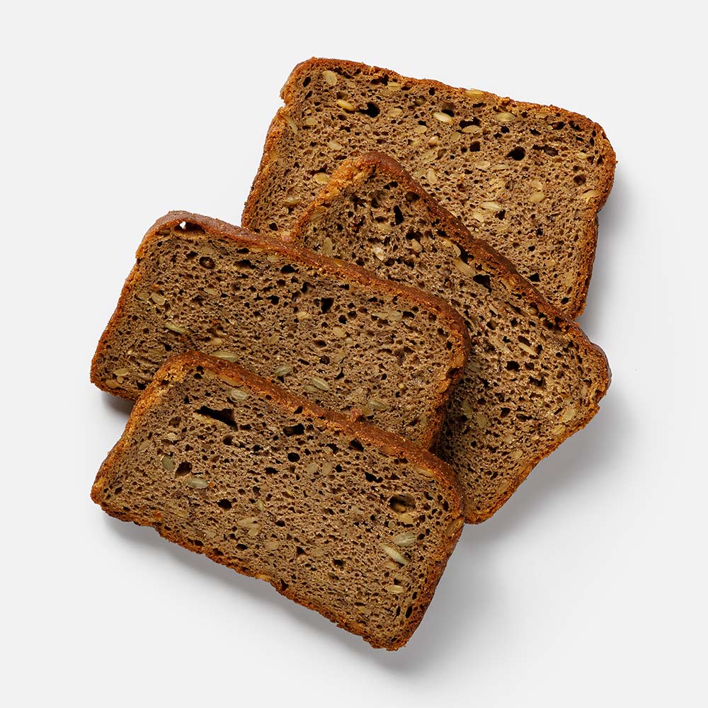 Хлеб белково-полбяной Самокат с семенами льна и подсолнечника, нарезка, 200 г