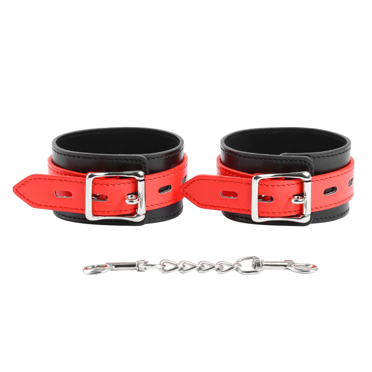 Поножи KISSEXPO black-red регулируемые