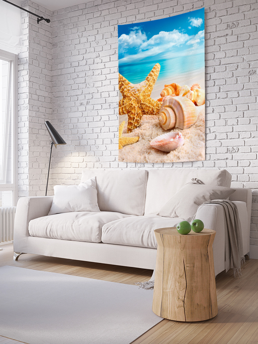 фото Вертикальное фотопанно на стену joyarty "морские сувениры", 100x150 см
