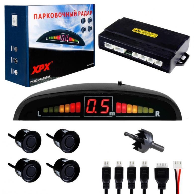 Парктроник задний чёрный XPX,Assistant Parking Sensor/М5-парковочная-система