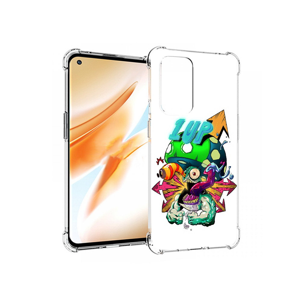 

Чехол MyPads Tocco для OnePlus 9 Pro сильный гриб абстракция (PT159597.127.599), Прозрачный, Tocco