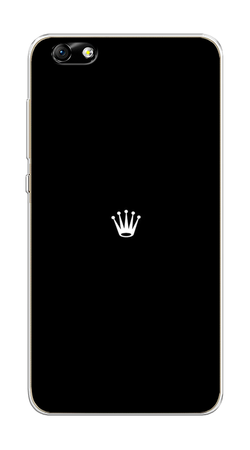 

Чехол Awog на Honor 4X "Белая корона на черном фоне", Разноцветный, 63550-7