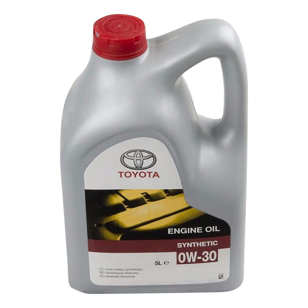 фото Toyota масло моторное синтетическое 0w30 api sl, acea a5/b5 5л