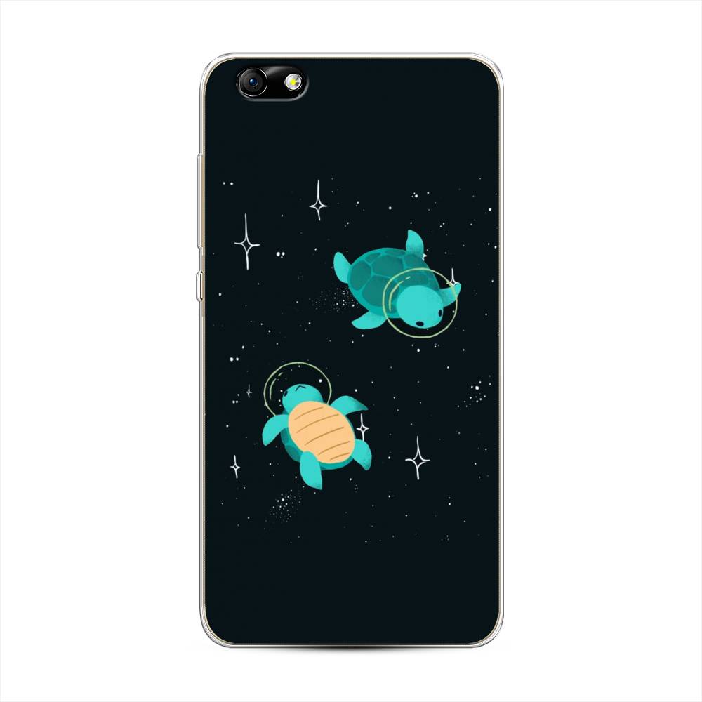

Чехол Awog на Honor 4X "Черепашки космонавты", Разноцветный, 63550-4