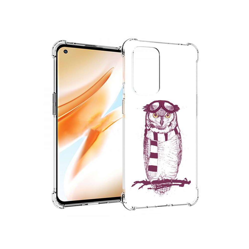 

Чехол MyPads Tocco для OnePlus 9 Pro сова-летчик (PT159597.127.612), Прозрачный, Tocco