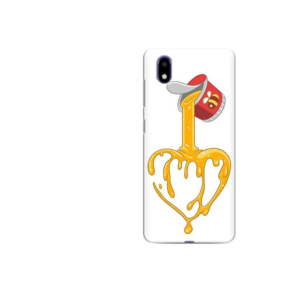 

Чехол MyPads Tocco для ZTE Blade A31 Lite медовое сердце (PT162823.461.471), Прозрачный, Tocco