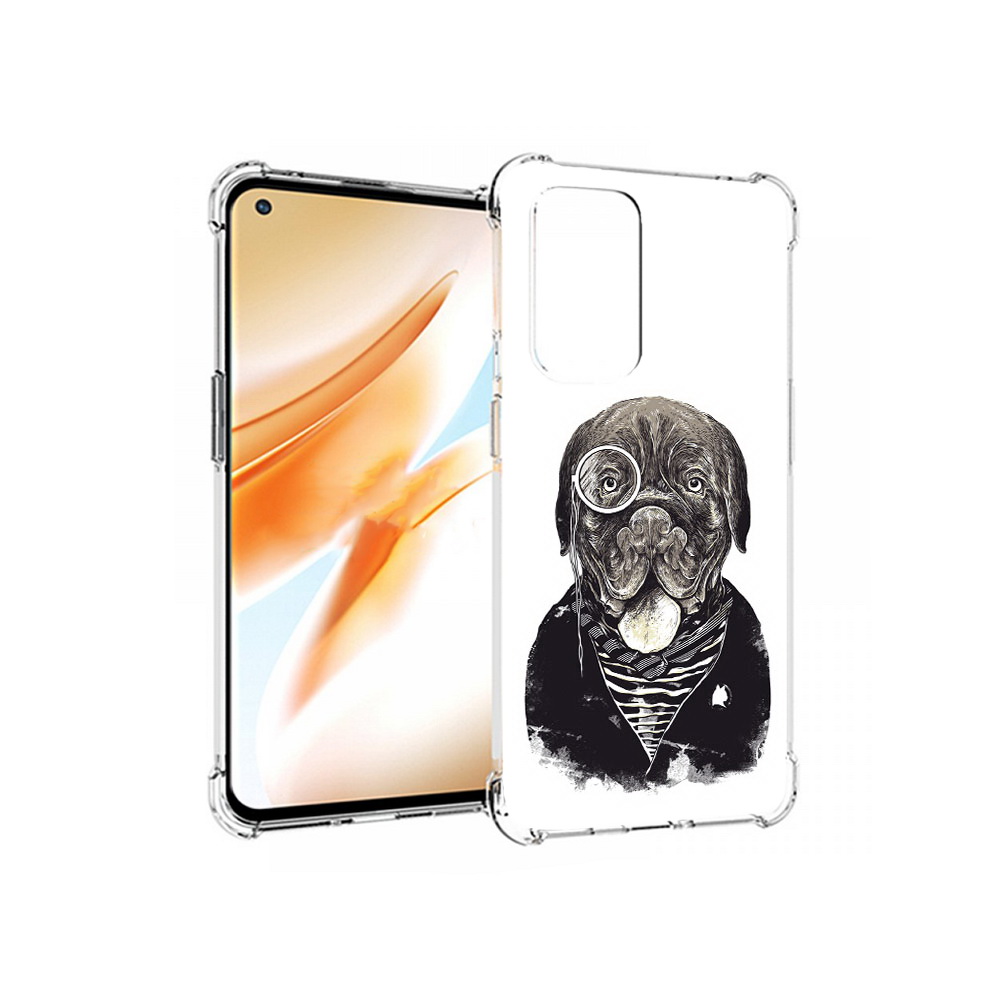

Чехол MyPads Tocco для OnePlus 9 Pro солидный песик (PT159597.127.615), Прозрачный, Tocco