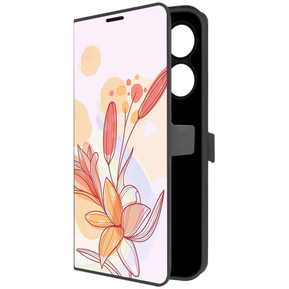 

Чехол-книжка Krutoff Eco Book для Xiaomi Poco C61 Фантазия (черный)