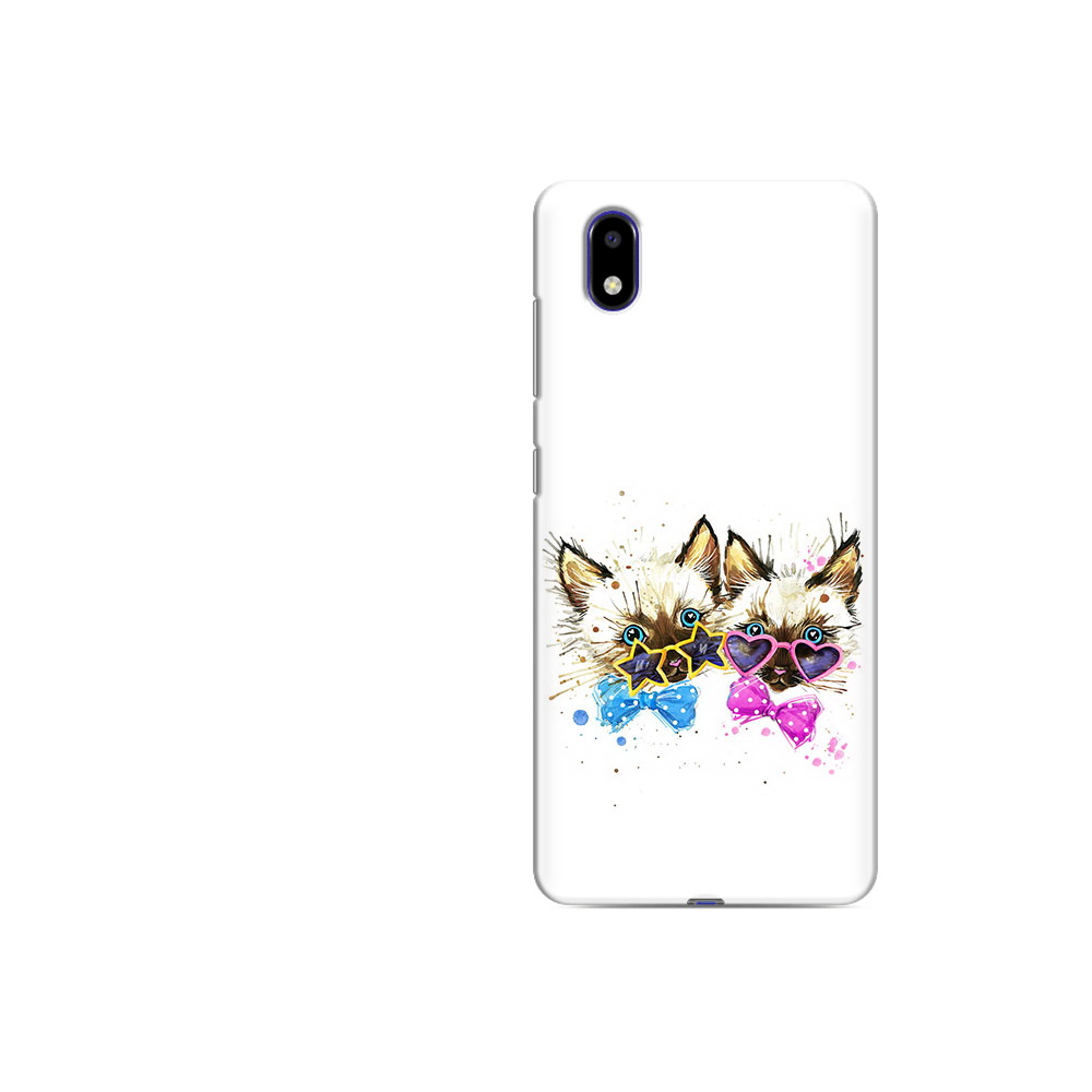 

Чехол MyPads Tocco для ZTE Blade A31 Lite милые котята (PT162823.461.474), Прозрачный, Tocco