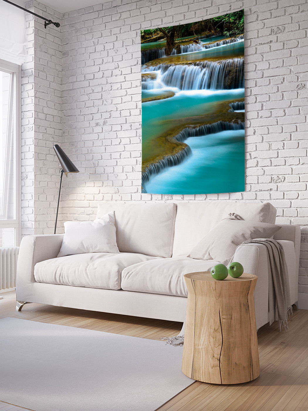 

Вертикальное фотопанно на стену JoyArty Большой водопад 100x150 см, Большой водопад