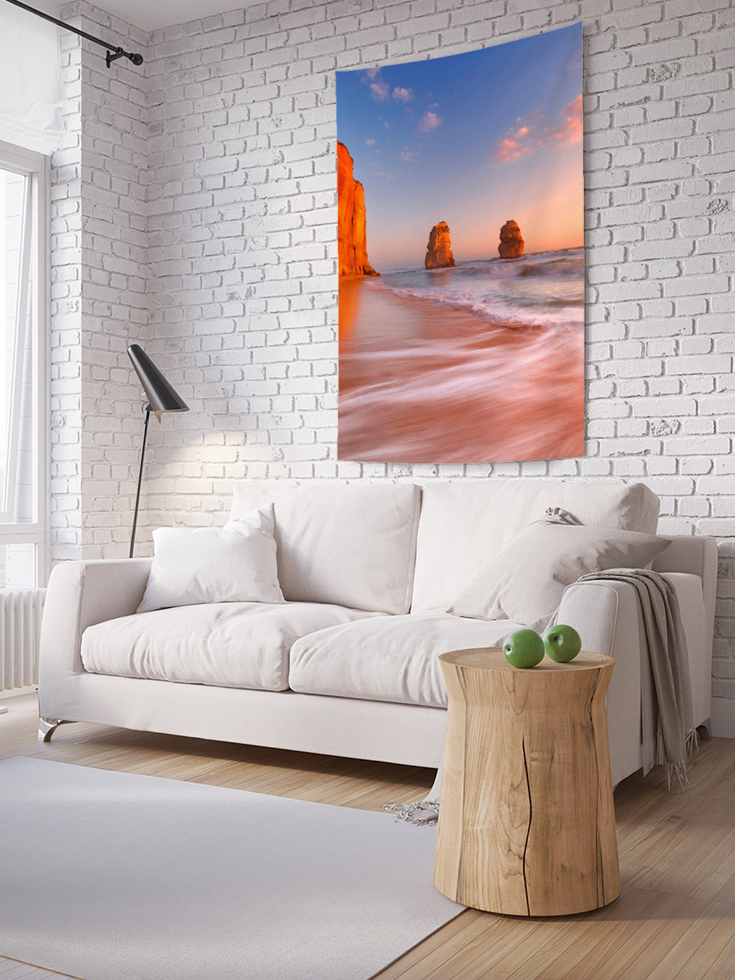 

Вертикальное фотопанно на стену JoyArty Прибрежние скалы 100x150 см, Прибрежние скалы