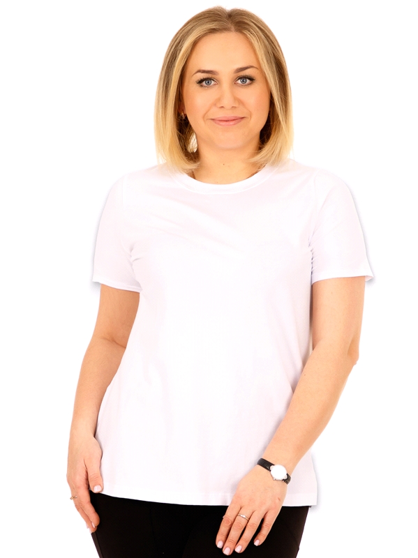 

Футболка женская Апрель 1ЖДФК3273001 белая 112-164, Белый, 1ЖДФК3273001