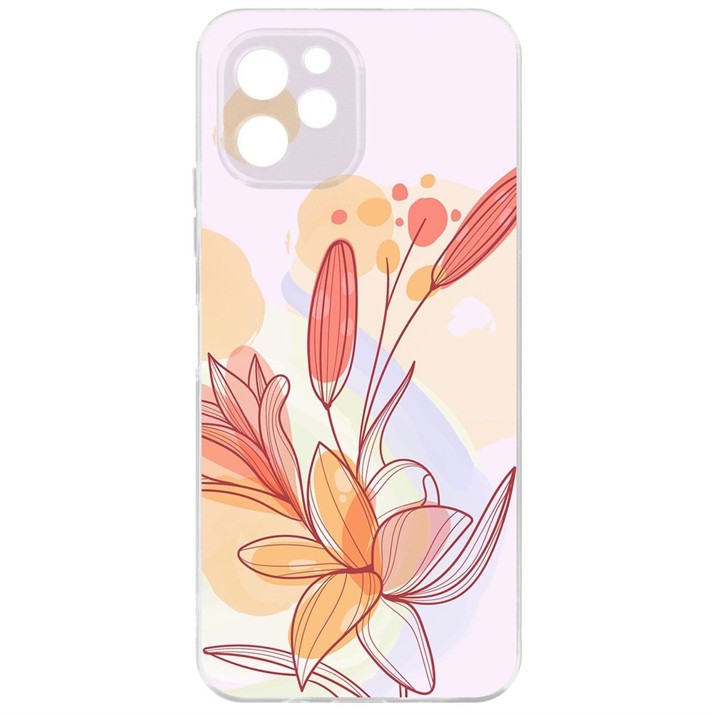 

Чехол-накладка Krutoff Clear Case Фантазия для Huawei Nova Y61, Прозрачный