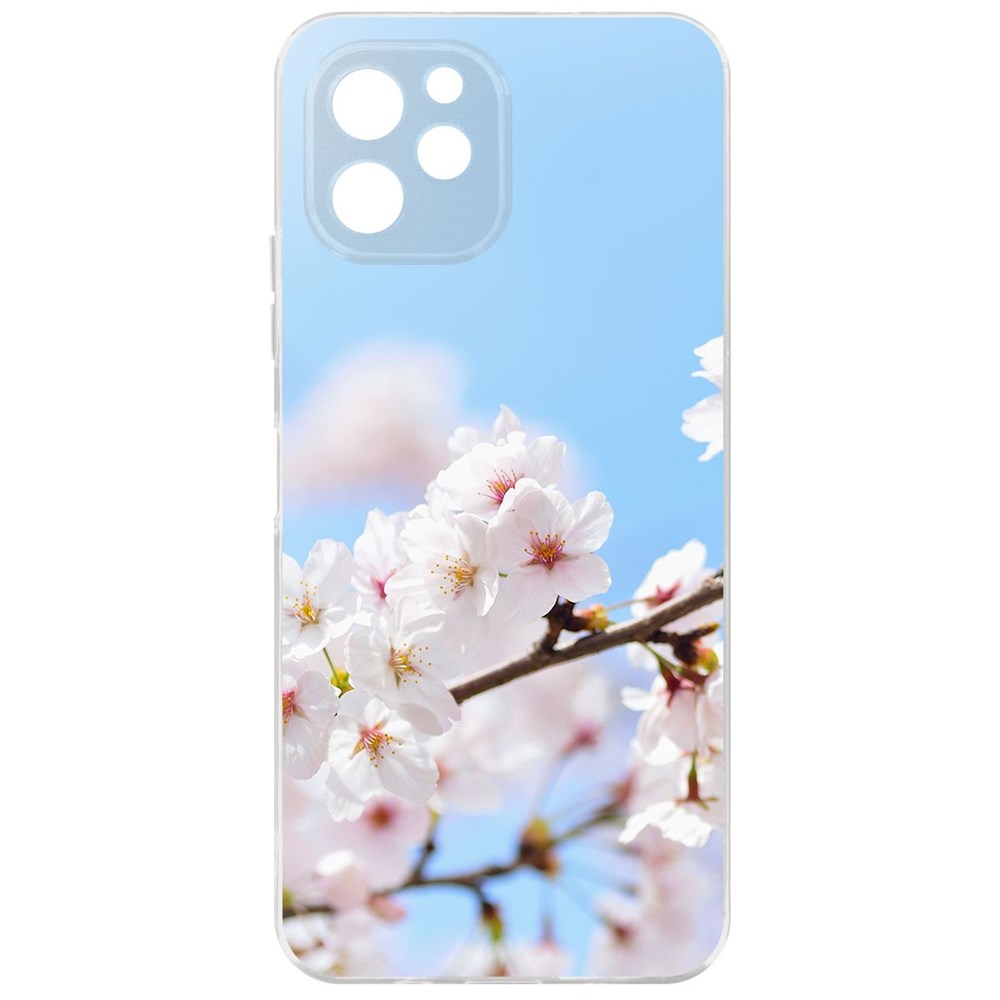 

Чехол-накладка Krutoff Clear Case Цветение для Huawei Nova Y61, Прозрачный