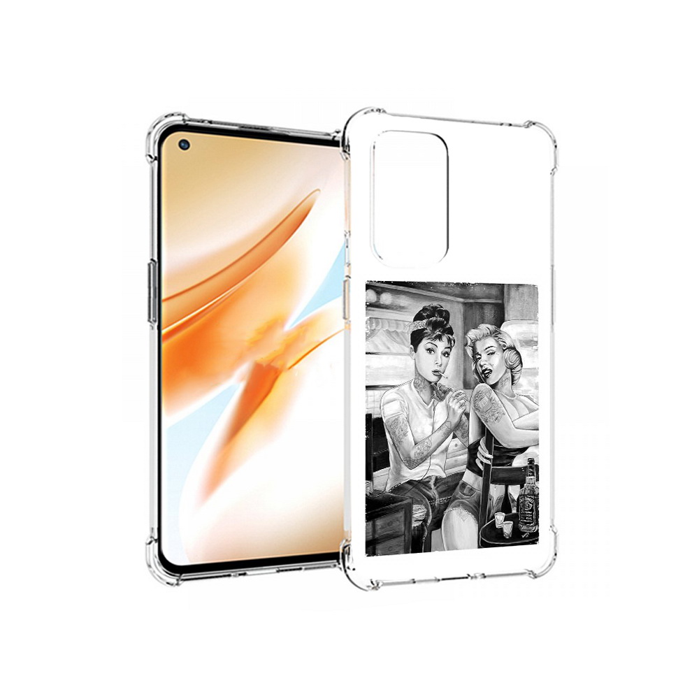 

Чехол MyPads Tocco для OnePlus 9 Pro тату мастер (PT159597.127.637), Прозрачный, Tocco