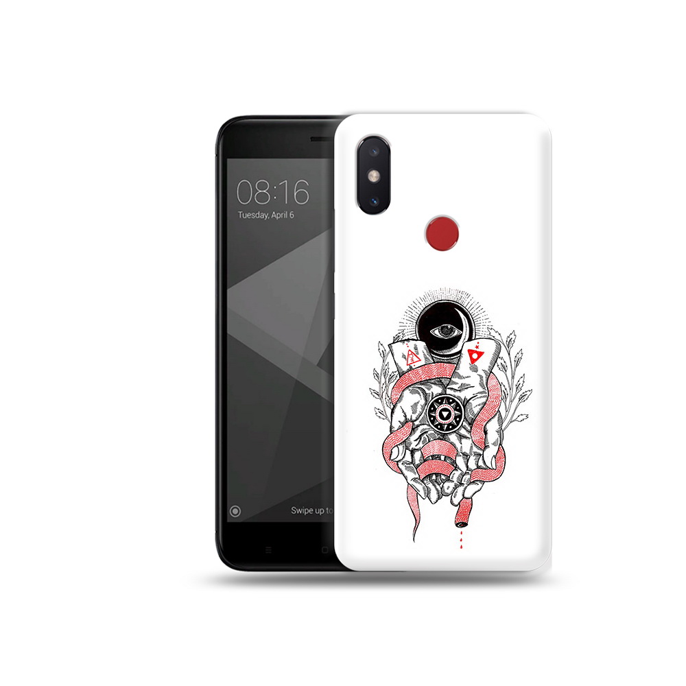 

Чехол MyPads Tocco для Xiaomi Mi 8 SE абстрация связанные руки (PT113500.331.213), Прозрачный, Tocco