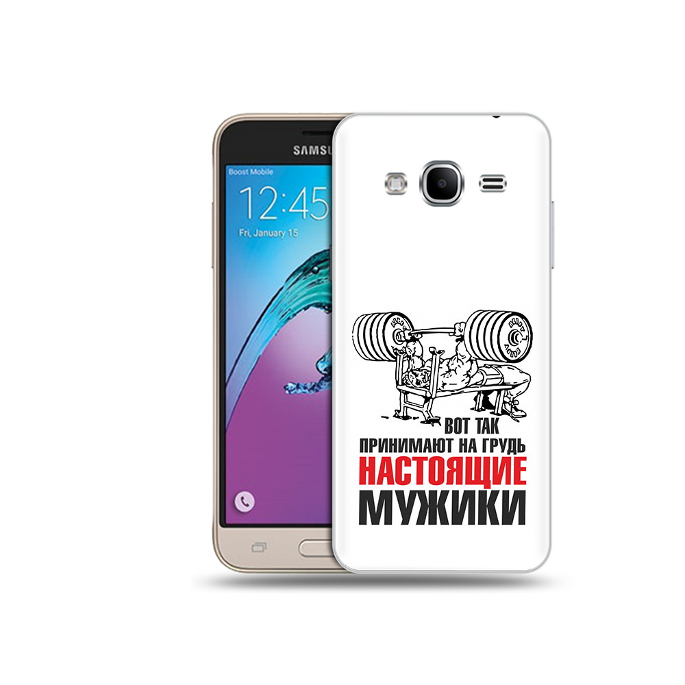 Чехол MyPads Tocco для Samsung Galaxy J3 (2016) бодибилдинг для мужиков (PT29089.580.233)
