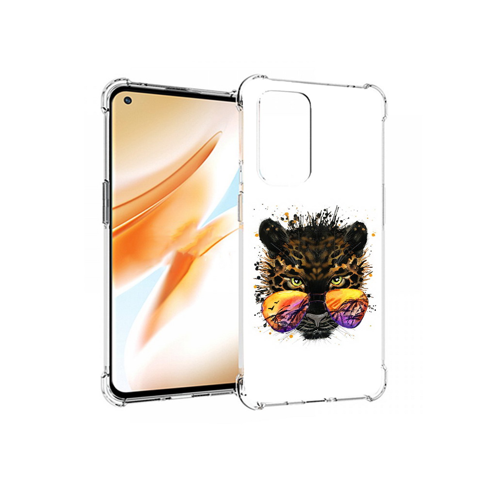 

Чехол MyPads Tocco для OnePlus 9 Pro тропический леопард (PT159597.127.649), Прозрачный, Tocco