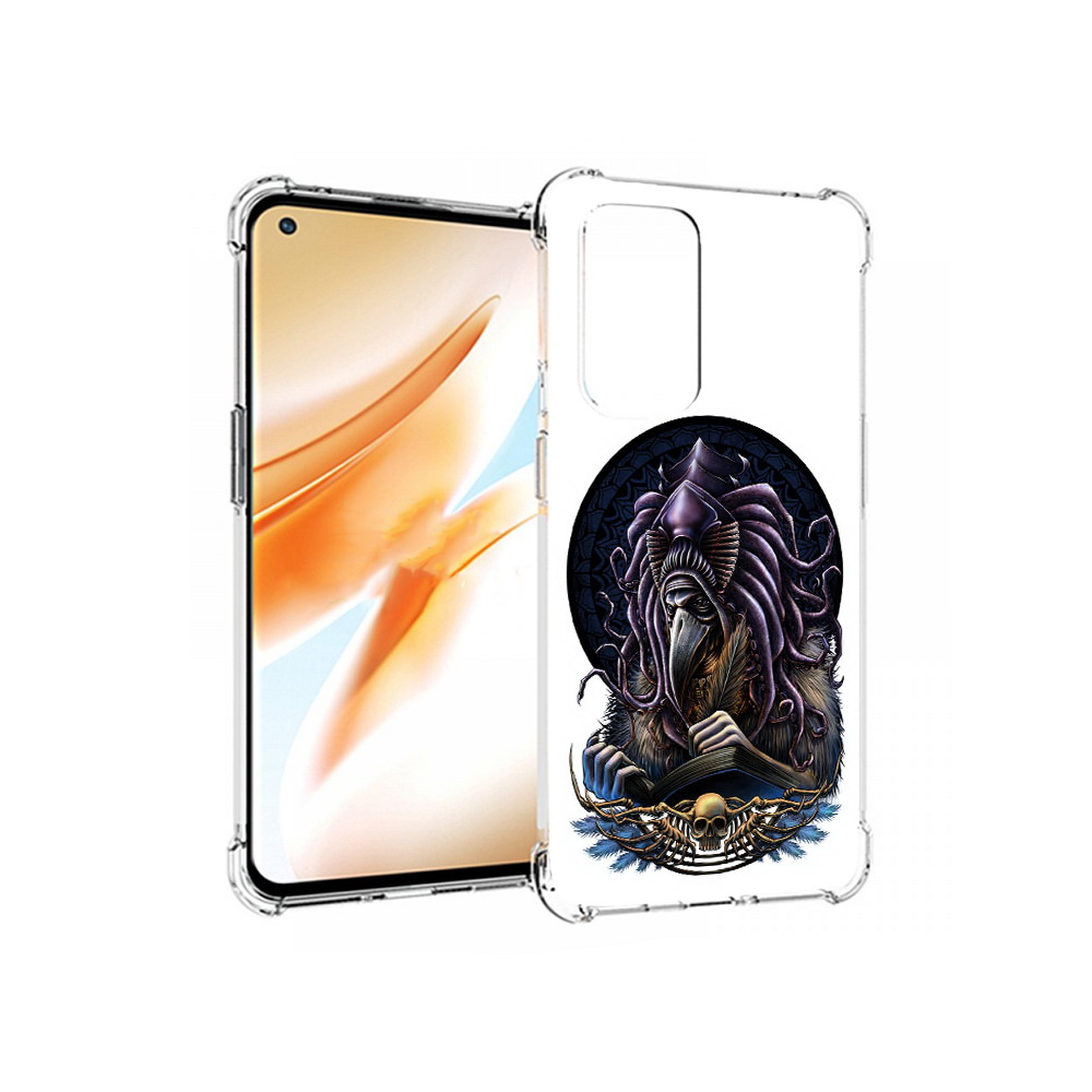 

Чехол MyPads Tocco для OnePlus 9 Pro умный ворон (PT159597.127.650), Прозрачный, Tocco