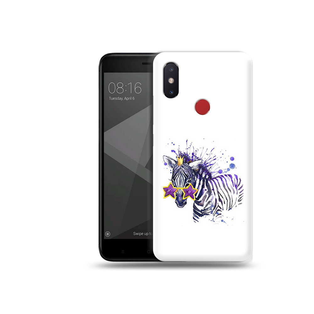 

Чехол MyPads Tocco для Xiaomi Mi 8 SE акварельная зебра (PT113500.331.215), Прозрачный, Tocco