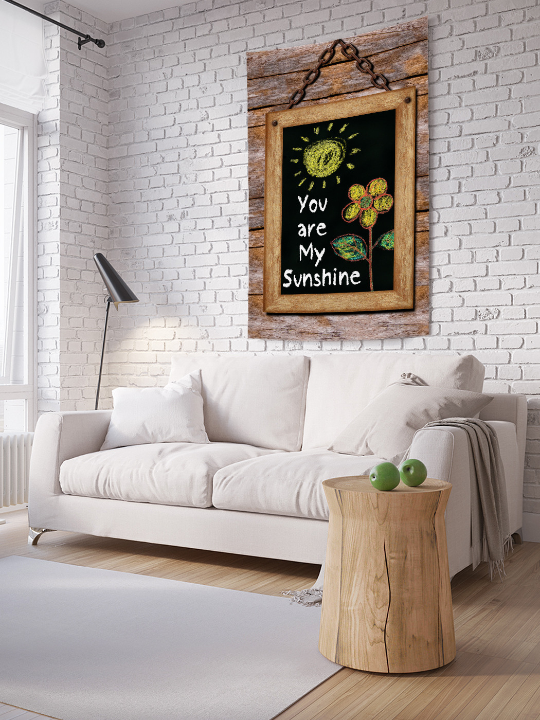 

Вертикальное фотопанно на стену JoyArty Солнечный рисунок 100x150 см, Солнечный рисунок