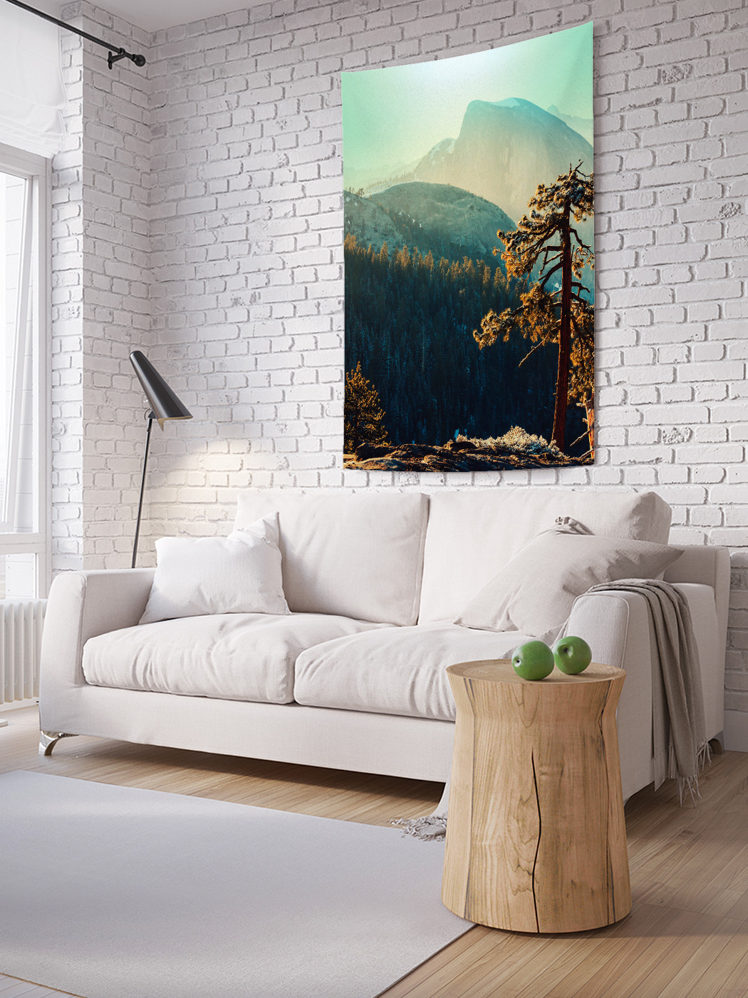 

Вертикальное фотопанно на стену JoyArty Одинокая ель 100x150 см, Одинокая ель