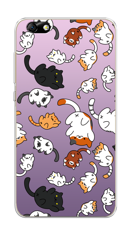 

Чехол Awog на Honor 4X "Котопад", Разноцветный, 63550-7