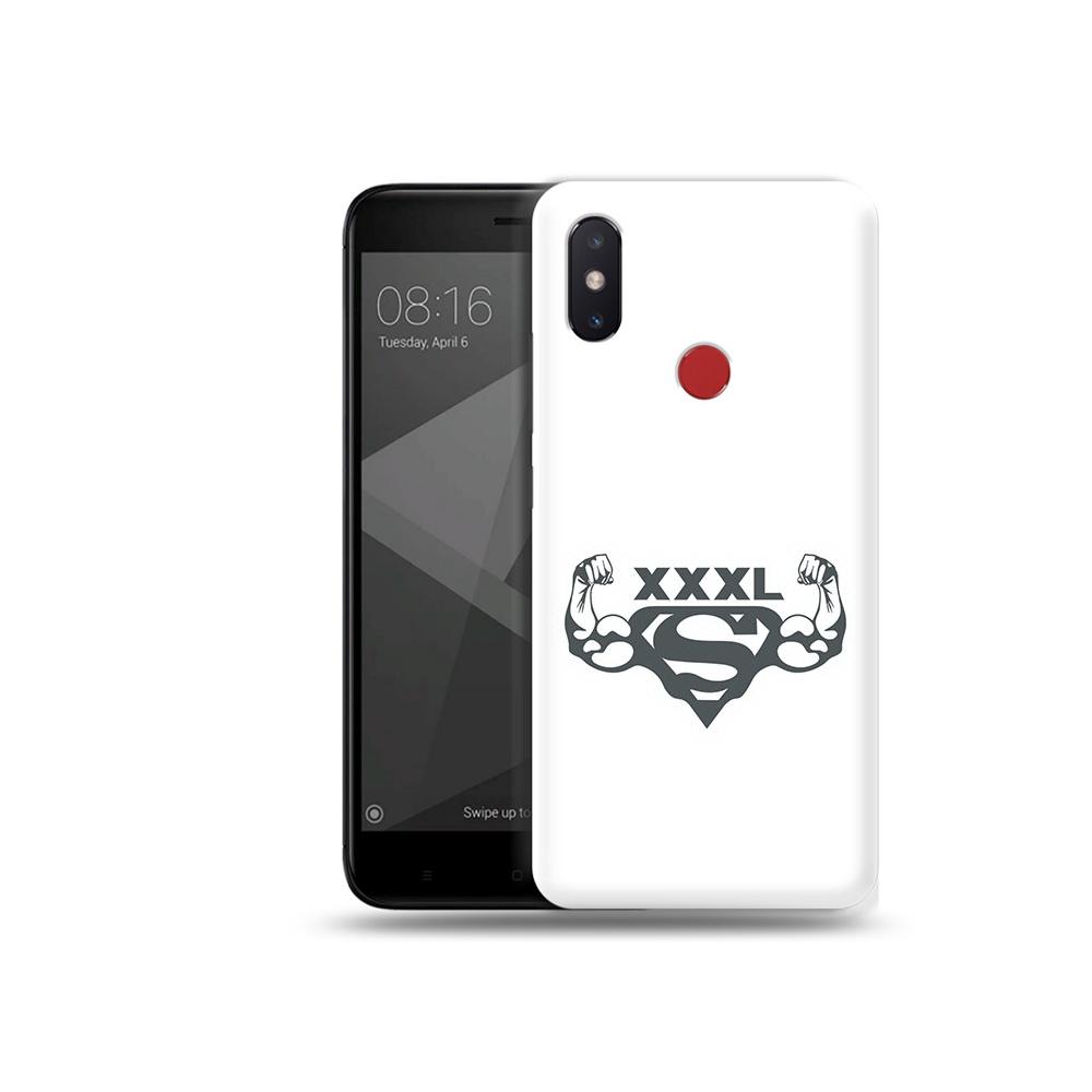 

Чехол MyPads Tocco для Xiaomi Mi 8 SE бодибилдинг супермен (PT113500.331.237), Прозрачный, Tocco