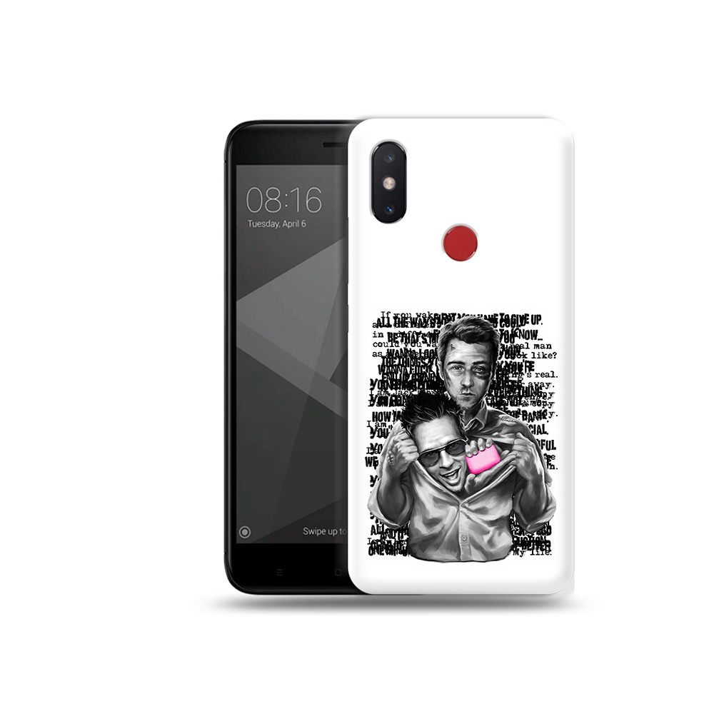 

Чехол MyPads Tocco для Xiaomi Mi 8 SE бойцовский клуб (PT113500.331.242), Прозрачный, Tocco