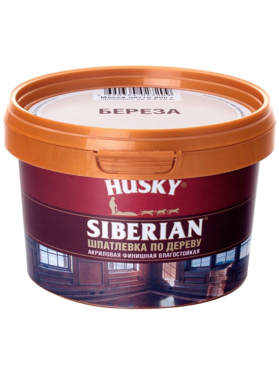 

Шпатлевка HUSKY по дереву береза -20С° (0,8кг; 12шт) 26530, Бежевый