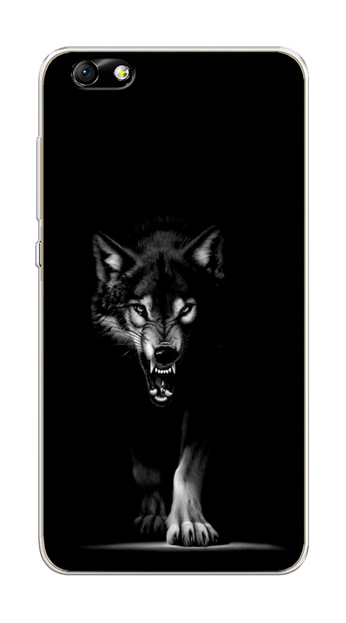 

Чехол Awog на Honor 4X "Волк выходит из ночи", Разноцветный, 63550-1