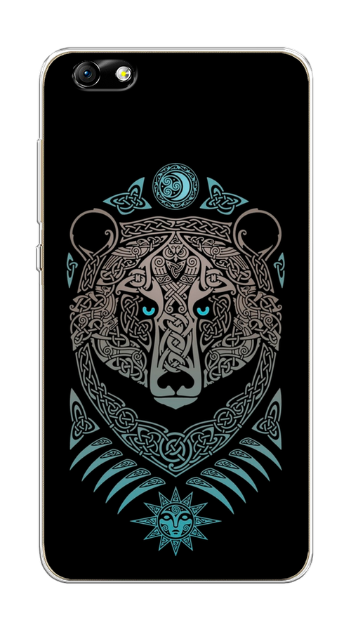 

Чехол Awog на Honor 4X "Кельтский медведь", Разноцветный, 63550-2