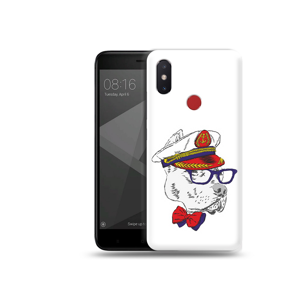 

Чехол MyPads Tocco для Xiaomi Mi 8 SE бульдог (PT113500.331.251), Прозрачный, Tocco