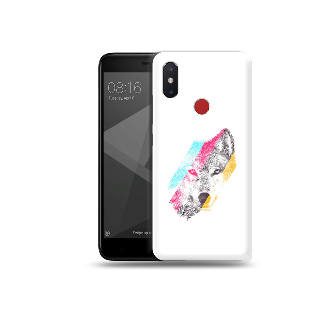 

Чехол MyPads Tocco для Xiaomi Mi 8 SE волк градиент (PT113500.331.268), Прозрачный, Tocco