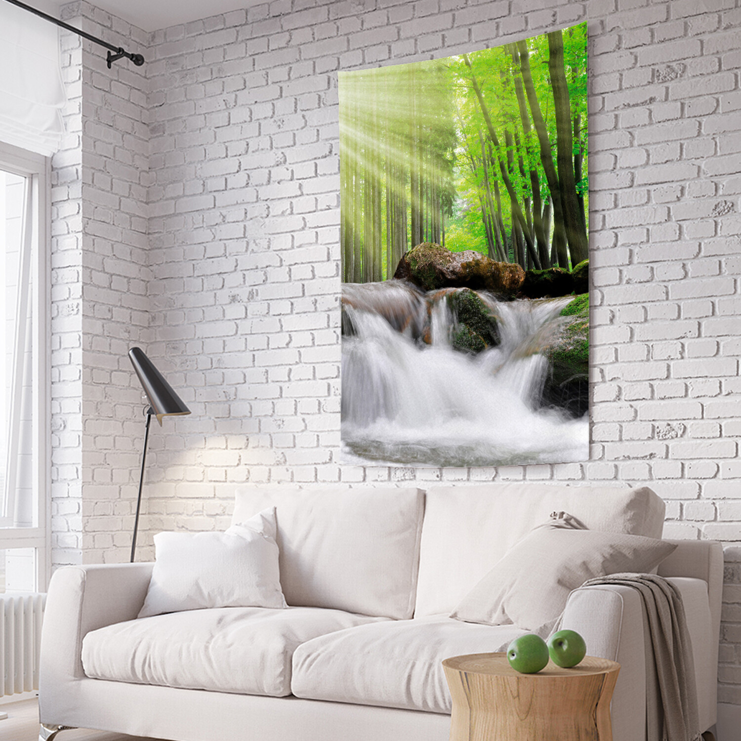 

Вертикальное фотопанно на стену JoyArty Безудержная река 150x200 см, Безудержная река