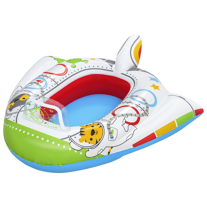 Лодочка для плавания Bestway детская, 104х99 см, со звуком, от 3 лет, 34178 игрушка надувная для плавания bestway птица додо 141х113см