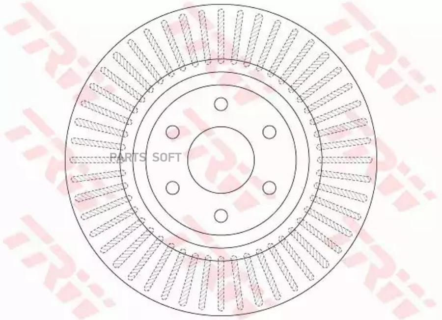 

Диск Тормозной Nissan Navara (05-) Pathfinder (05-) Передний (1Шт.) Trw Df6425