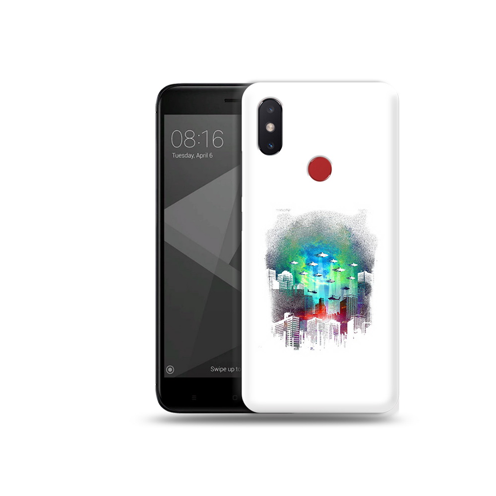 

Чехол MyPads Tocco для Xiaomi Mi 8 SE город в свечении (PT113500.331.296), Прозрачный, Tocco