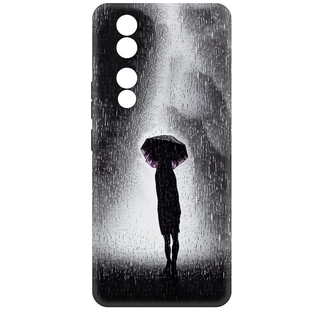 

Чехол-накладка Krutoff Soft Case Ночная крипота для Honor 90 черный