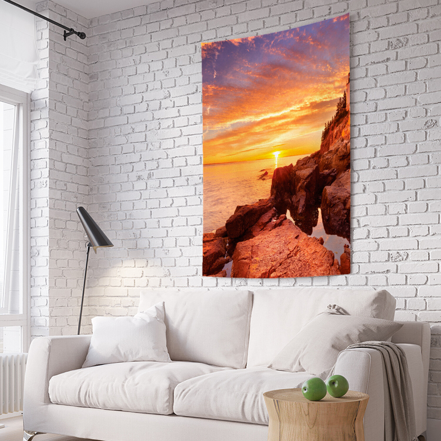 

Вертикальное фотопанно на стену JoyArty Закат на краю мира 150x200 см, Закат на краю мира