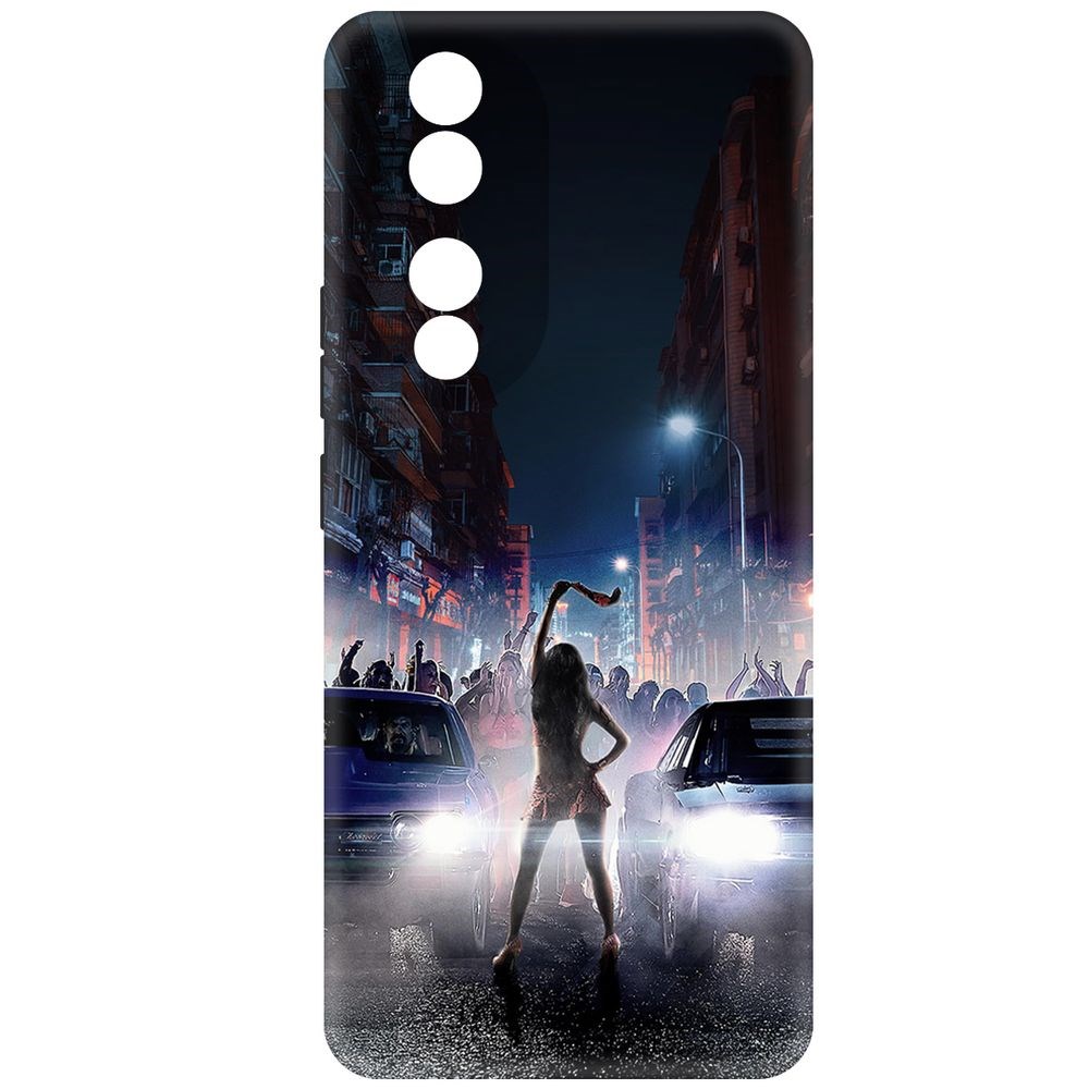 

Чехол-накладка Krutoff Soft Case Форсаж. Стритрейсинг для Honor 90 черный