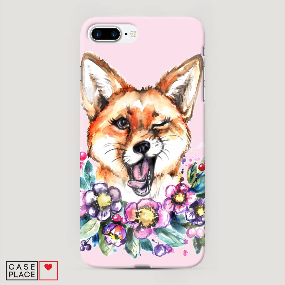 

Пластиковый чехол "Подмигивающая лиса" на Apple iPhone 8 Plus, 10920-7