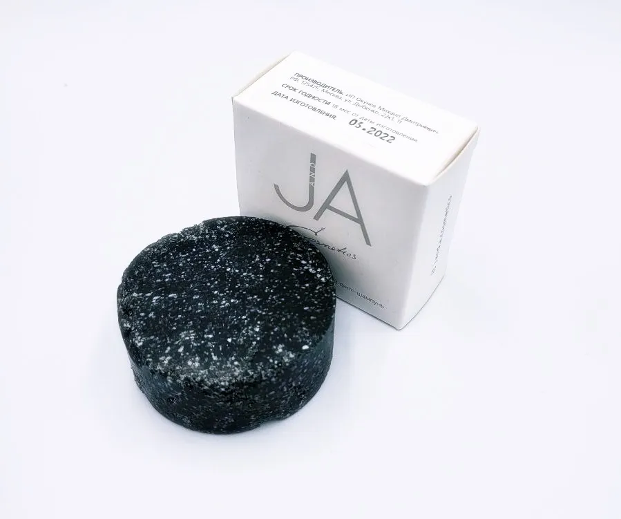 фото Твердый фито-шампунь для мужчин против перхоти j&a cosmetics