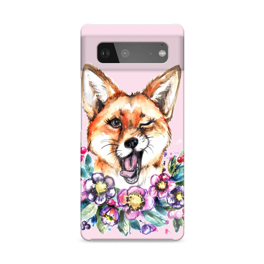 

Пластиковый чехол "Подмигивающая лиса" на Google Pixel 6, 270820-7