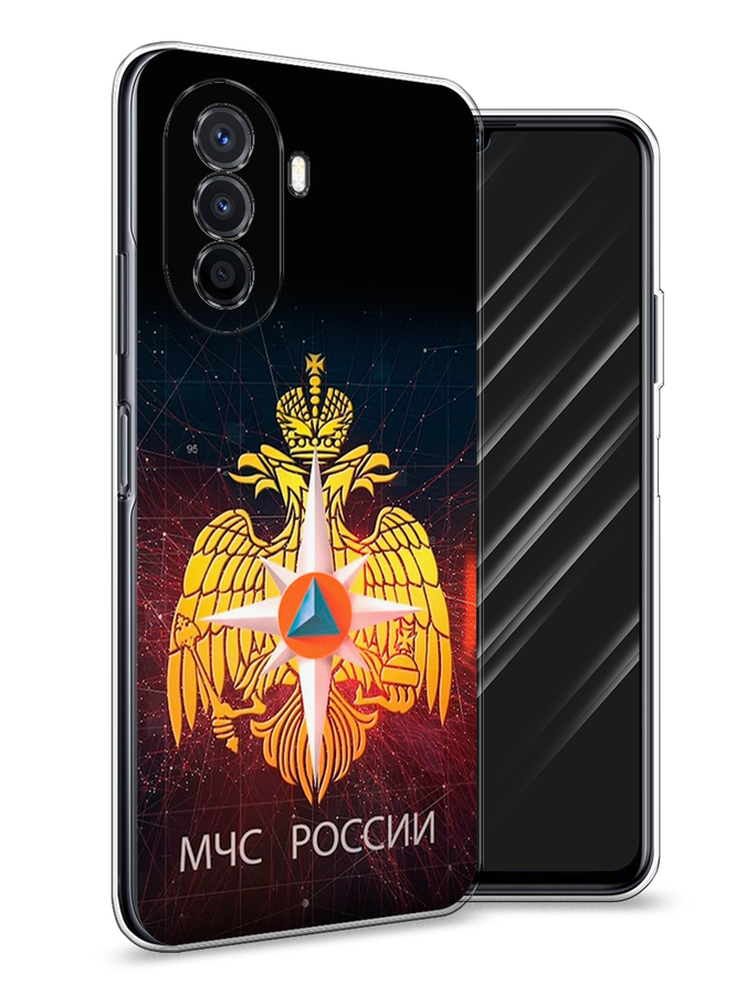 

Чехол Awog на Huawei Nova Y70 "МЧС России", Разноцветный, 6109150-5