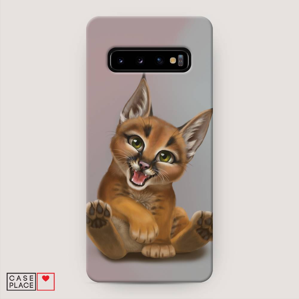 

Пластиковый чехол "Малыш рыси" на Samsung Galaxy S10 +, 27120-1