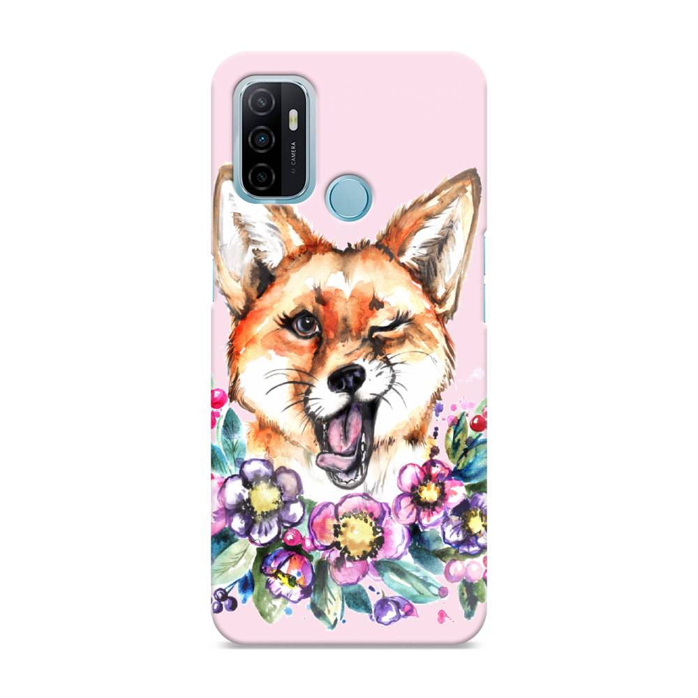 

Пластиковый чехол "Подмигивающая лиса" на Oppo A53, 254320-7