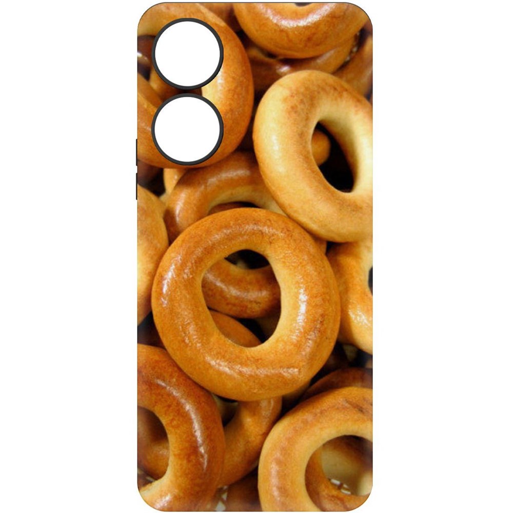 

Чехол-накладка Krutoff Soft Case Сушки для Honor X5 Plus черный